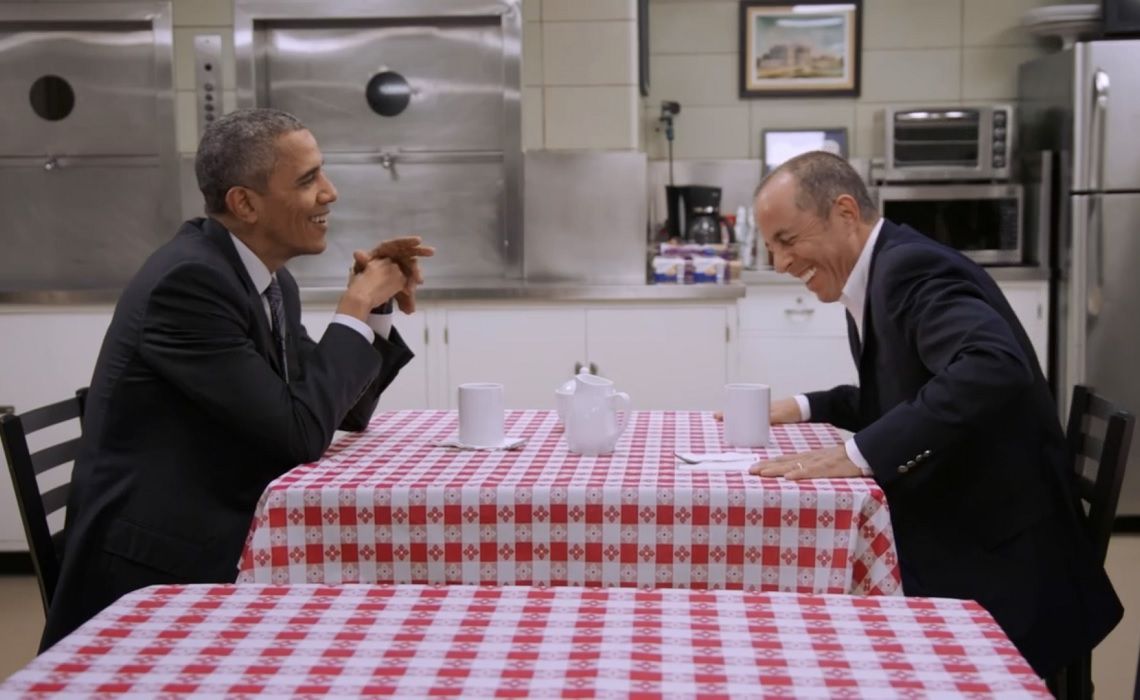 obama e jerry seinfeld em comedians in cars getting coffee
