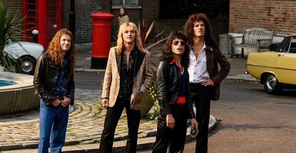Queen na rua em Bohemian Rhapsody