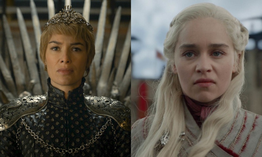 Cersei e Daenerys em Game of Thrones