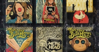 Posters Vintage de Black Mirror - Todos os episódios